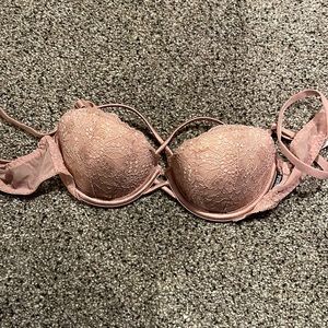 Blush pink PINK “date push-up bra”